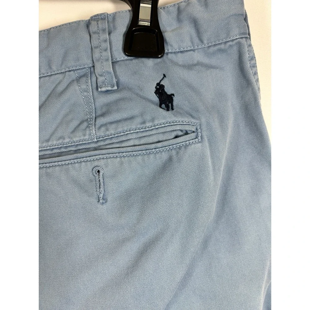 Polo Ralph Lauren Chino Shorts 34 Blue Relaxed Fit Old Money Coastal Preppy Golf